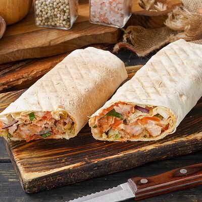 Шаверма на углях с люля из курицы в Кура-гриль по цене 460 ₽