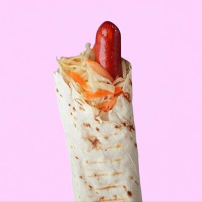 Хот-дог в лаваше в Пицца Лисица Экспресс по цене 310 ₽