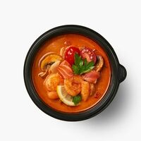 Суп Том ям с креветкой в BuDu Food