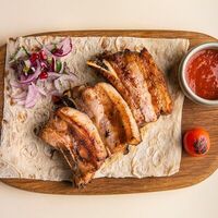 Шашлык из свиных рёбер в Mouflon