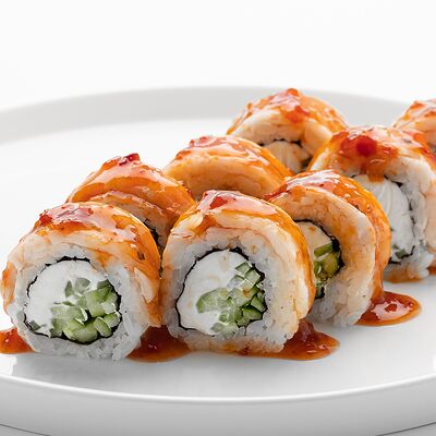 Филадельфия с креветкой mediumв Маяк дзиро по цене 1089 ₽