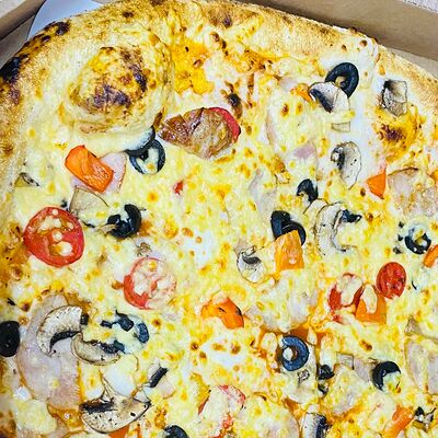 Фермерская в Пицца на дровах по цене 799 ₽