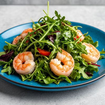 Салат рукола с креветками в Тейват по цене 670 ₽
