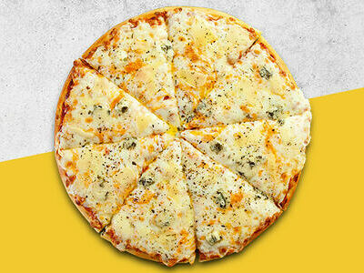 Четыре Сыра De luxe Пицца 30 см Пан тесто в Pizza HeartPizza Hut по цене 789