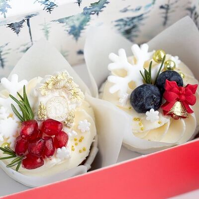 Набор капкейков к Новому году в Tortterry по цене 800