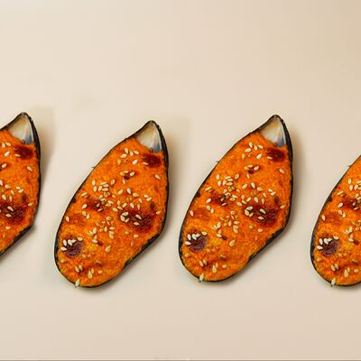 Запеченные мидии со спайси-соусом в Суши Сэгун и роллы по цене 699 ₽