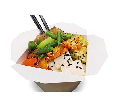 Харусаме, тофу и овощами в кисло-сладком соусе в Мега вкусно по цене 525 ₽