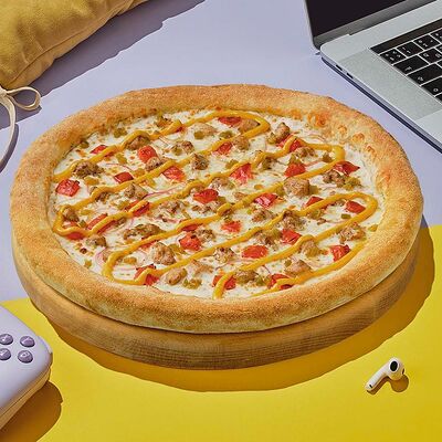 Пицца Чикен Чиз 30 см в Dostaевский по цене 803 ₽