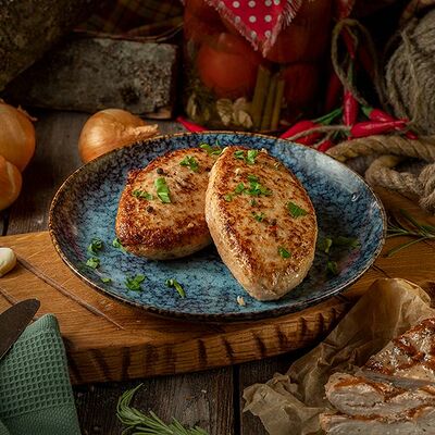 Котлета из курицы в Мандариновый гусь по цене 223 ₽