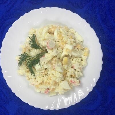 Салат крабовый в Домашняя кухня у Ирмы по цене 150 ₽