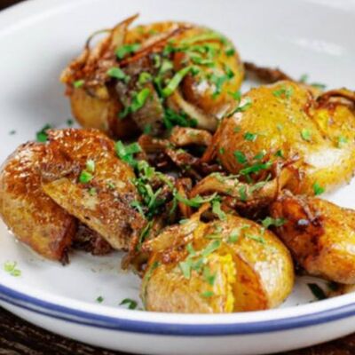 Молодой картофель в Дранки паб по цене 460 ₽