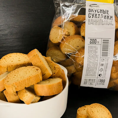 Сухарики ванильные в Пекарня Буханка по цене 65 ₽
