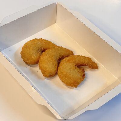 Три креветки в панировкев Рент кафе по цене 390 ₽