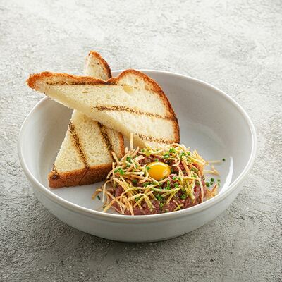 Тартар из говядины с картофелем пай в Склад 22 по цене 650