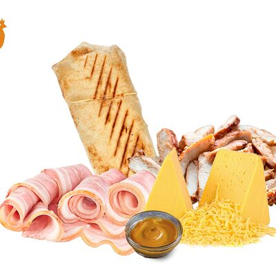 Шаурма Мясной гурман с курицей в Picnic по цене 630 ₽