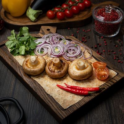 Грибы на мангале в Прожар по цене 540 ₽