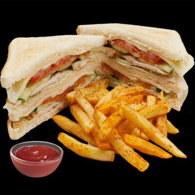 Сэндвич с курицей и беконом в #proсчастье по цене 330