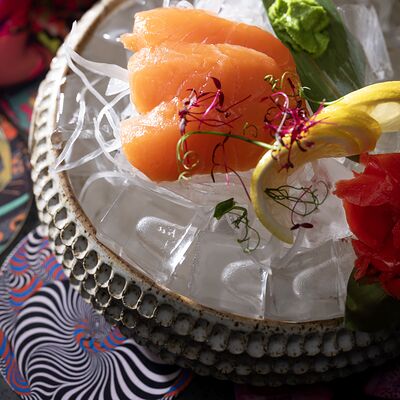 Сашими Лосось в Geisha Superman по цене 680 ₽