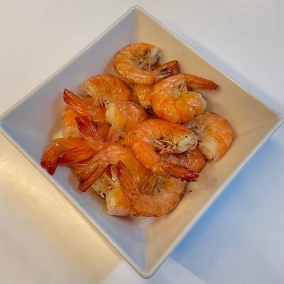 Тигровые креветки отварные в Рент кафе по цене 1100 ₽