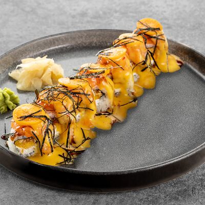 Ролл с форелью и манго в Шато Винтаж по цене 1080 ₽