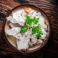 Чкмерули с цыпленком в LuckyDze