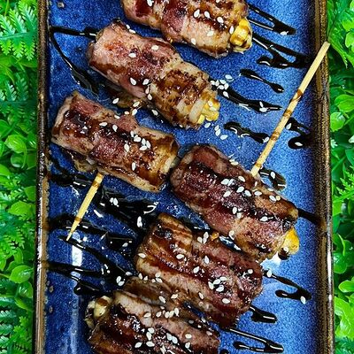 Шашлычки из мидий в беконе в Лобстер по цене 709 ₽