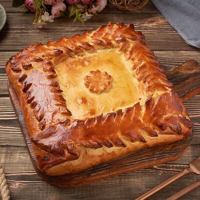 Пирог с капустой и яйцом в Ватруш пекарня-кондитерская по цене 890 ₽