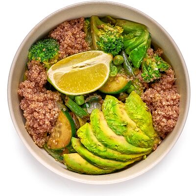 Зеленый салат с авокадо и киноа в CITYBAR по цене 460 ₽