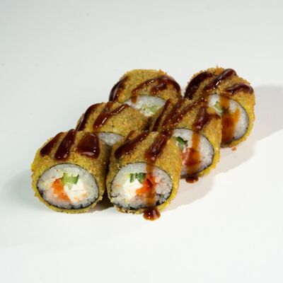 Малый жареный ролл с лососем в ЁБИСАН по цене 839 ₽