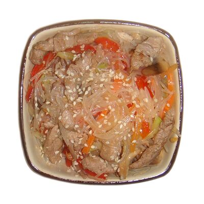 Фунчоза со свининой в Sushiwoker по цене 480 ₽
