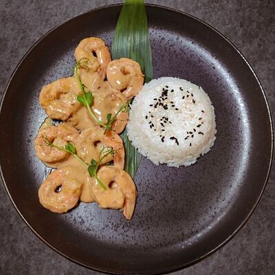 Много креветок, конкретно 8. Кимчив Тай По по цене 760 ₽