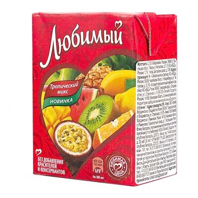 Сок Любимый Тропический микс в Mac Eaters по цене 80 ₽