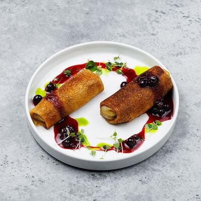 Блины с томлёной уткой в Марусовка по цене 740 ₽