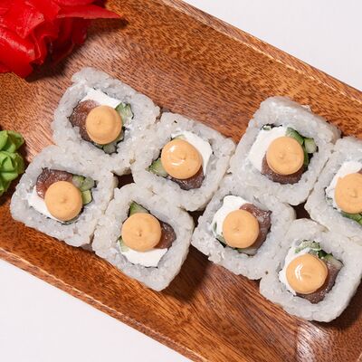 Ролл Спайси с лососем в Ями Тим по цене 720 ₽