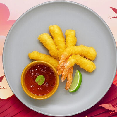 Креветки в кляре в Лапша и Утки по цене 654 ₽