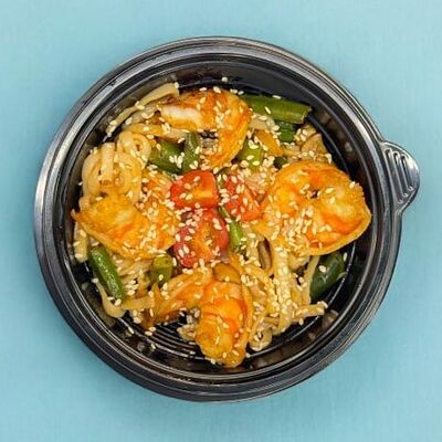 Удон Азиатская креветка в ХрюЧего по цене 449 ₽