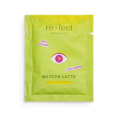Матча-латте reFeel с коллагеном в Кухня на районе по цене 169 ₽