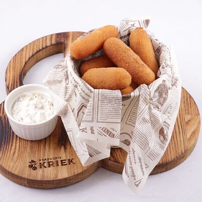 Хрустящие крокеты с камамбером, картофелем и соусом Тартар в Иван да Марья по цене 690