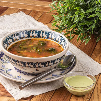 Минестроне с соусом из шпината в Сыроварня по цене 440