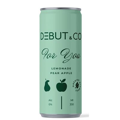 Лимoнад Debut co вкусом Груша-яблоков Дебют по цене 450 ₽