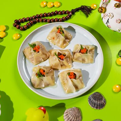 Вонтоны с угрем и креветками в Сушки на макушке по цене 990