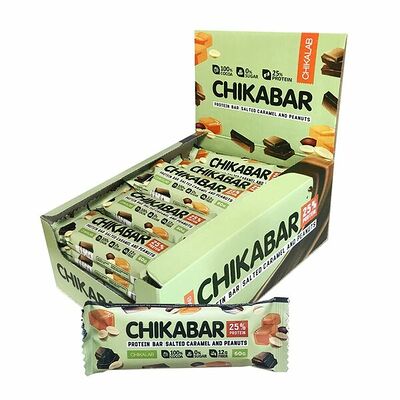 Батончик протеиновый Chikalab глазированный с начинкой в ассортименте в Азбука Вкуса Экспресс Меню по цене 175 ₽