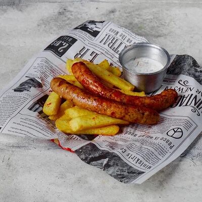 Ланч-бокс с куриными колбасками в LOMONOSOV PIZZA по цене 429 ₽