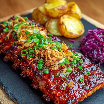 Ребро Техас в Корова на бочке по цене 1250 ₽