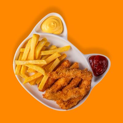 Наггетсы с картошкой фри в Vaffel по цене 450 ₽