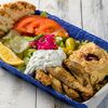 Боул Мезе с куриным шашлычком сувлаки в Кухня Кипра по цене 550