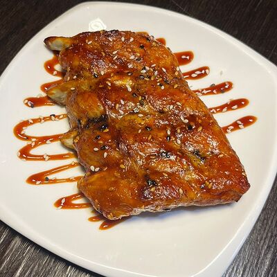 Свиные рёбрышки под соусом в Уфтанма по цене 360