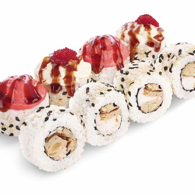 Запеченный Инь Янь ролл в Rolik по цене 357 ₽