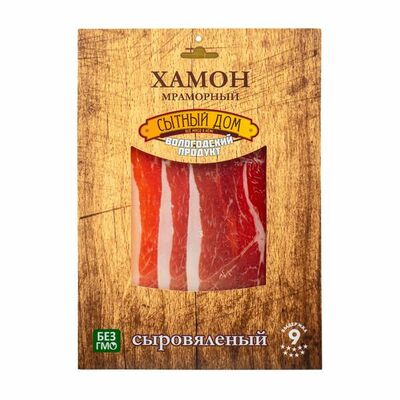Хамон с/в Сытный Дом мраморный категории А в Азбука Вкуса Экспресс Меню по цене 674 ₽