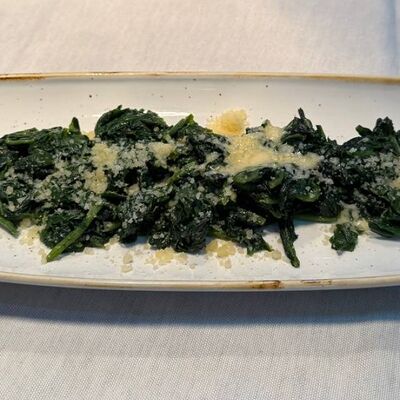 Шпинат со сливочным маслом и пармезаном в L'angolo Italiano по цене 18 р.